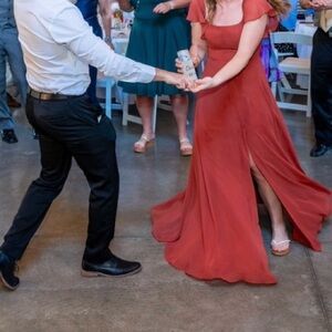 Elegant Red Evening Gown